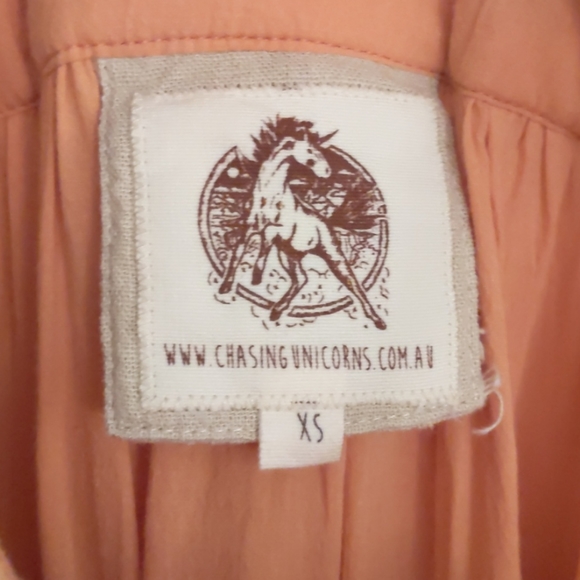 CU Prairie Winds Midi Dress Apricot Color XS - Picture 2 of 8